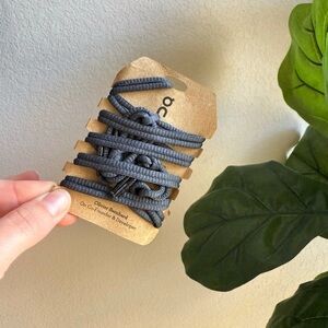 On Running ON Cloud Shoe Laces Gray Charcoal